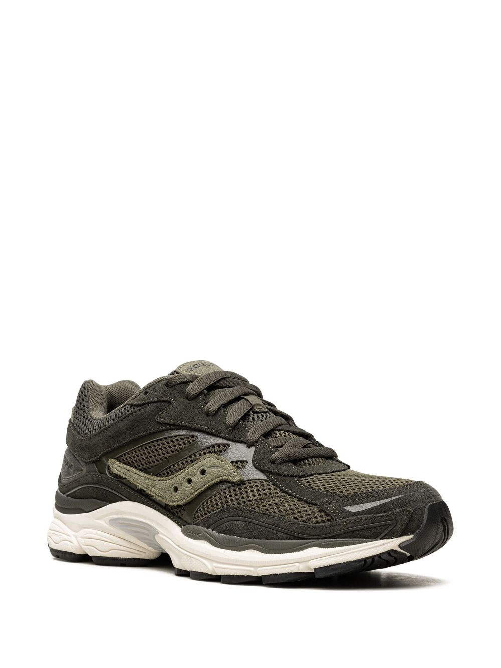 Shop Saucony Progrid Omni 9 Panelled Sneakers In Green