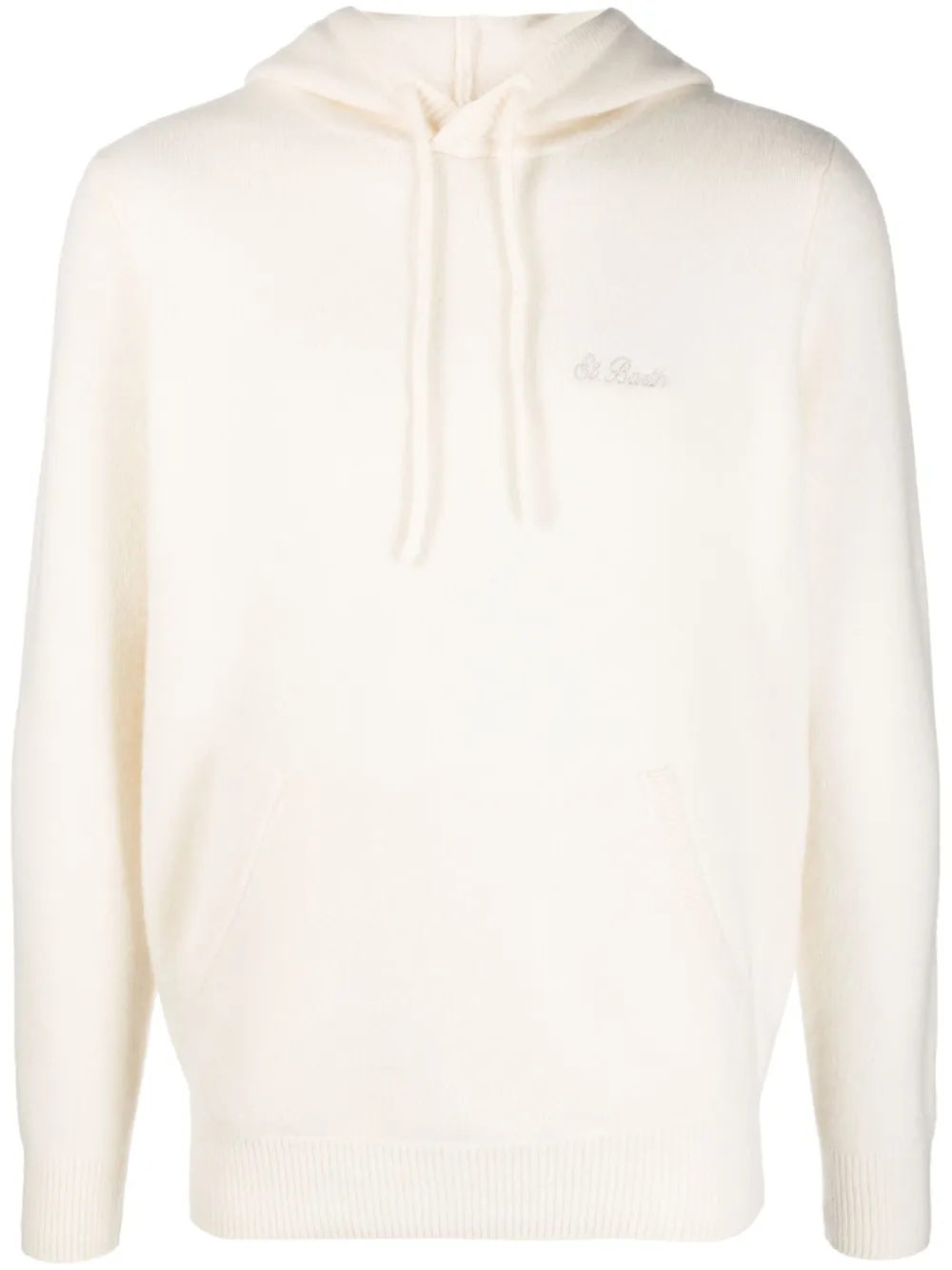 MC2 Saint Barth Hoodie met geborduurd logo Wit