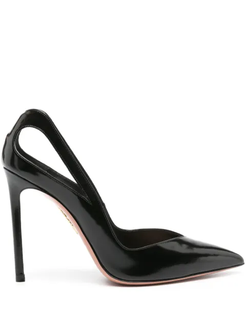 Aquazzura حذاء 'شيفا' بفتحات وكعب 105 ملم