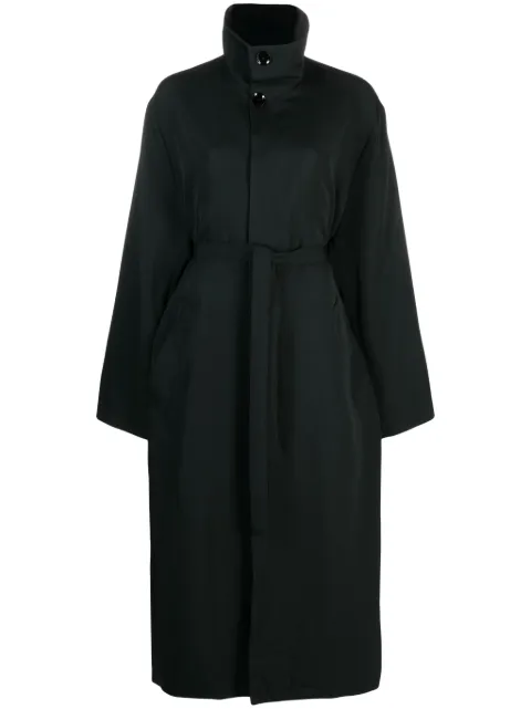 Lemaire belted wool gabardine coat