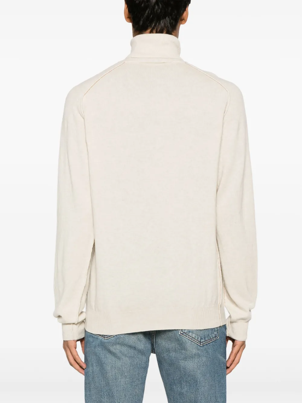 Roberto Collina Fijngebreide coltrui Beige