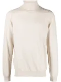 Roberto Collina fine-knit roll-neck jumper - Neutrals
