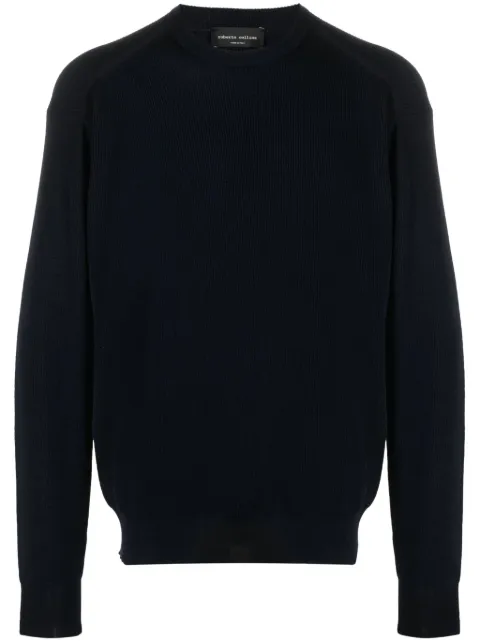 Roberto Collina waffle-knit merino jumper