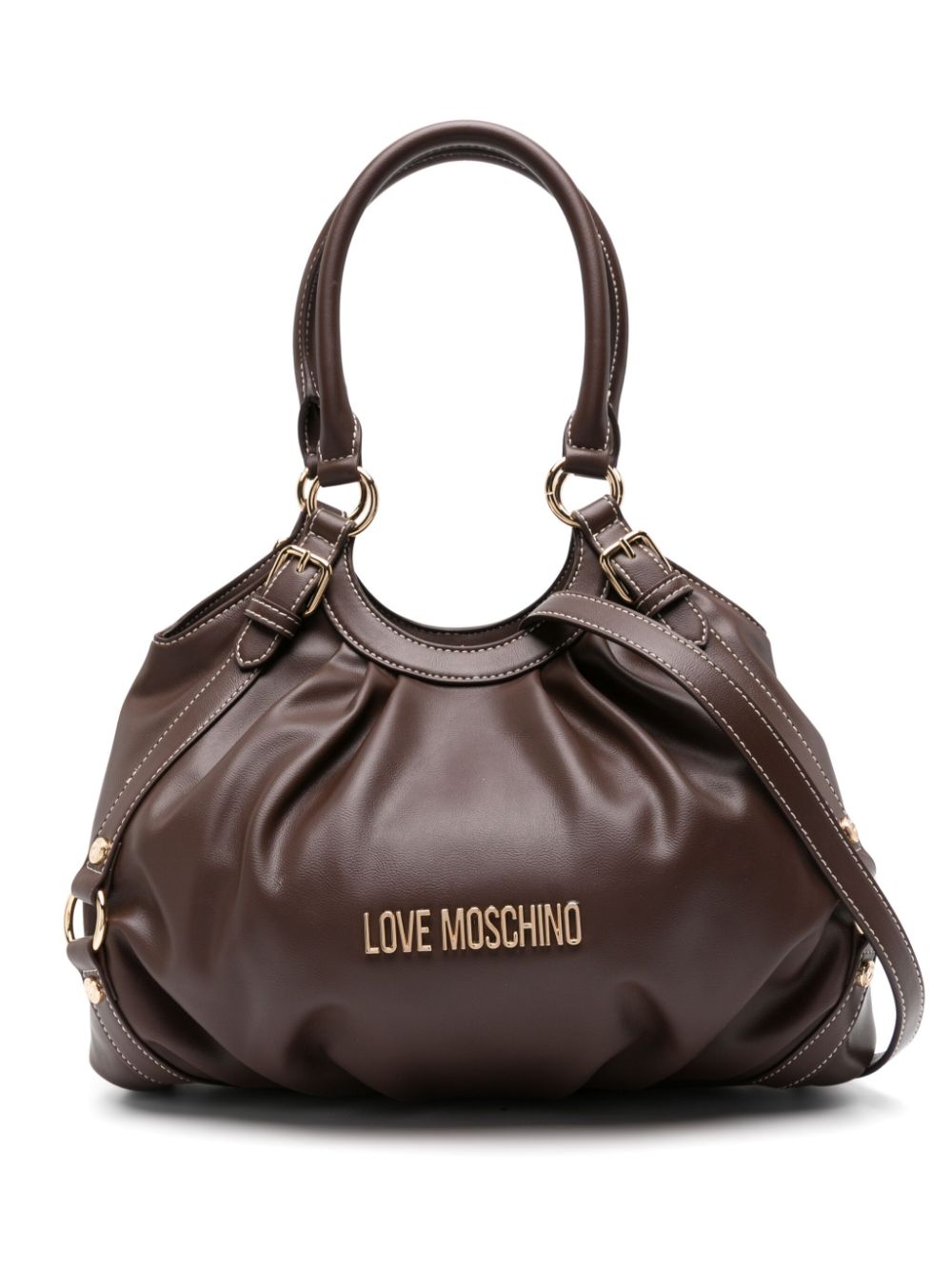 Love moschino discount quilted trapeze tote