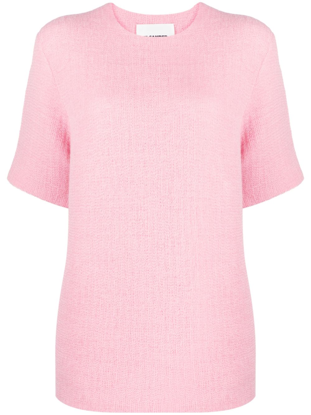 Jil Sander Fijngebreid T-shirt Roze