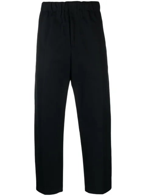 Jil Sander pantalones tapered con tiro medio