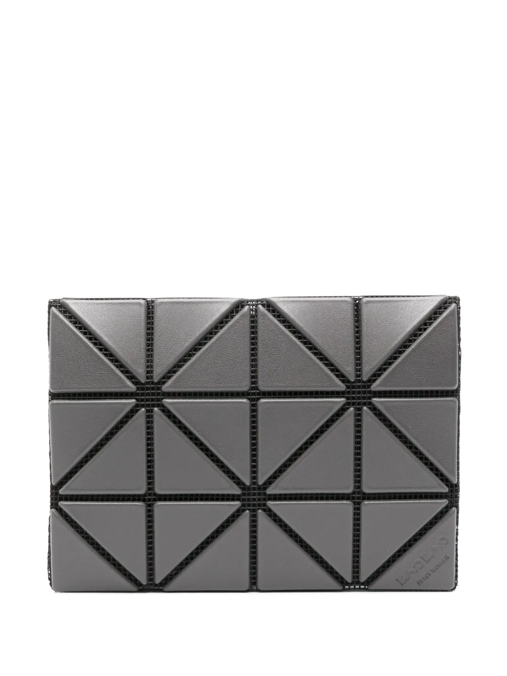 Shop Bao Bao Issey Miyake Geometric Bi-fold Wallet In Grey