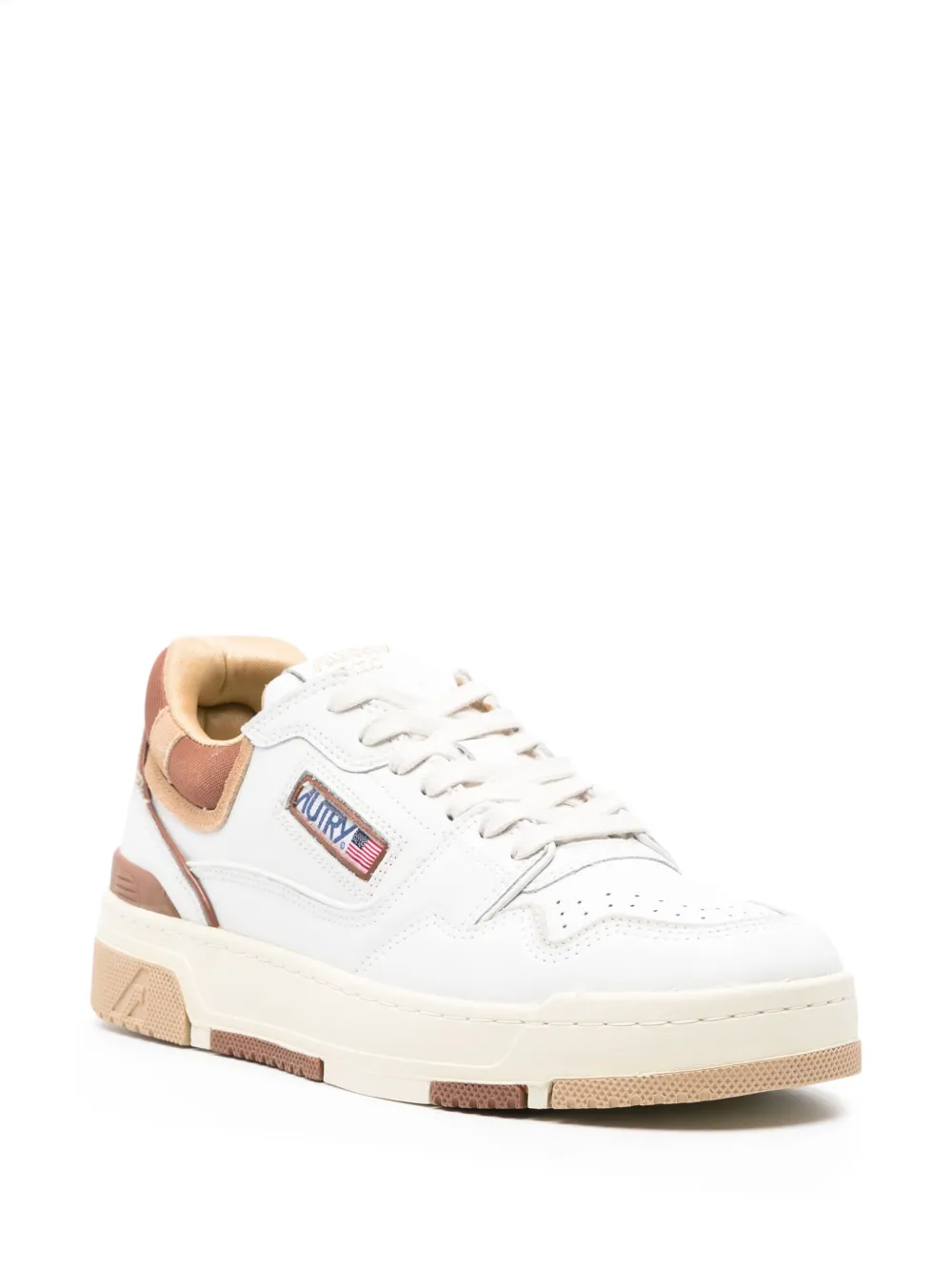 Autry CLC sneakers met vlakken - Wit
