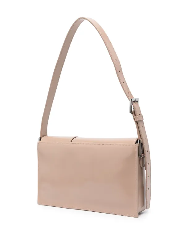 BY FAR Billy レザー ショルダーバッグ | ニュートラル | FARFETCH JP