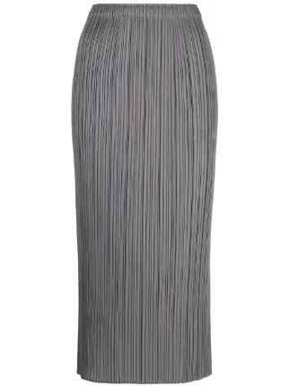 Pleats Please Issey Miyake プリーツ スカート | グレー | FARFETCH JP