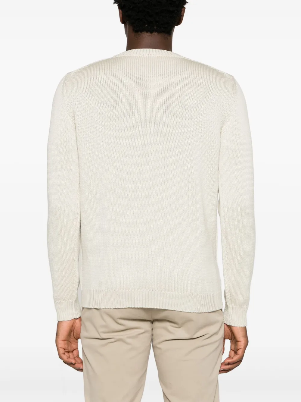 Roberto Collina Fijngebreide trui Beige