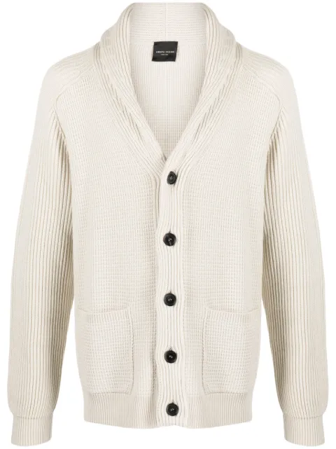 Roberto Collina waffle-knit merino cardigan