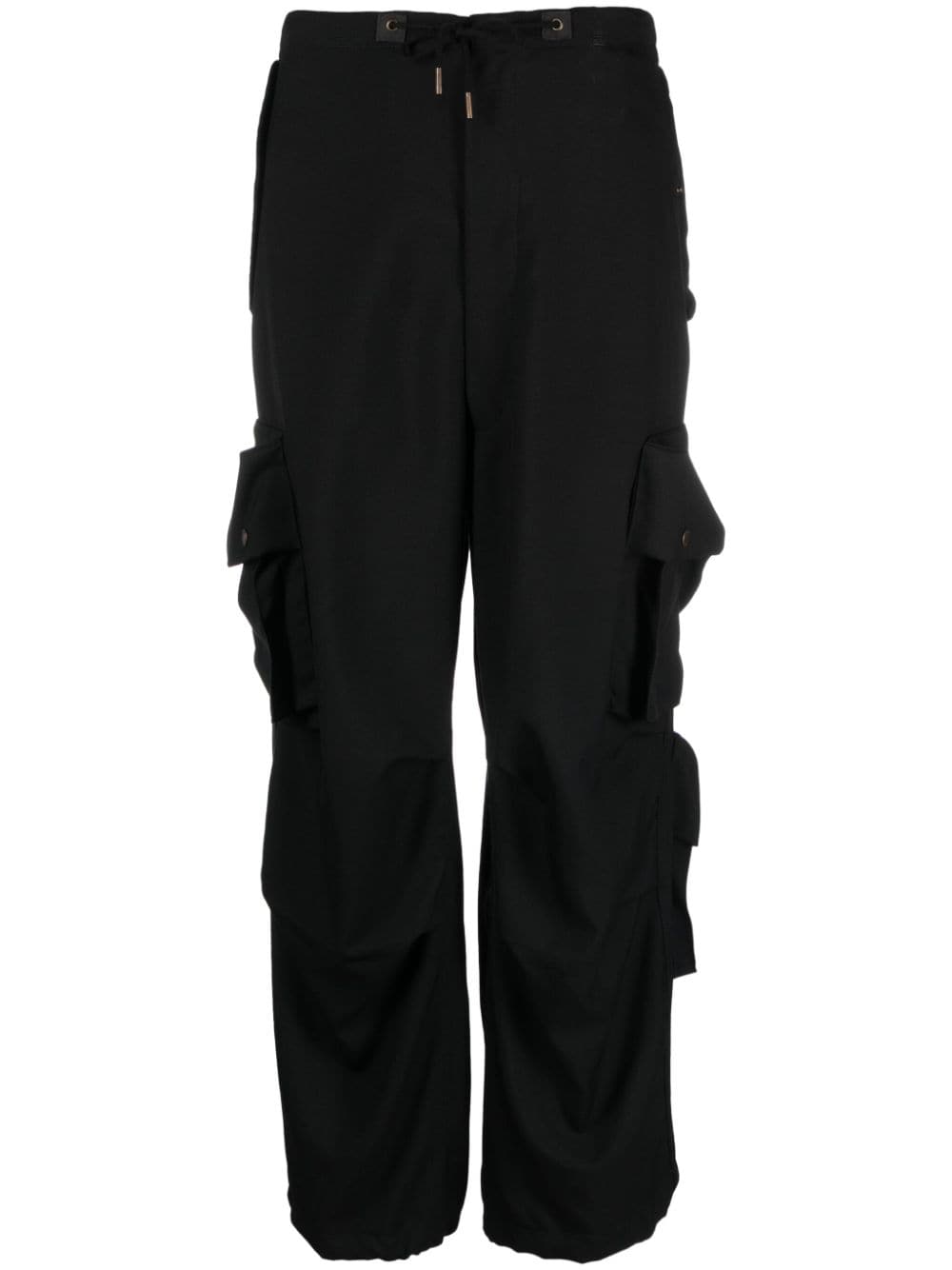 Shop Darkpark Blair Cargo-pocket Trousers In Black