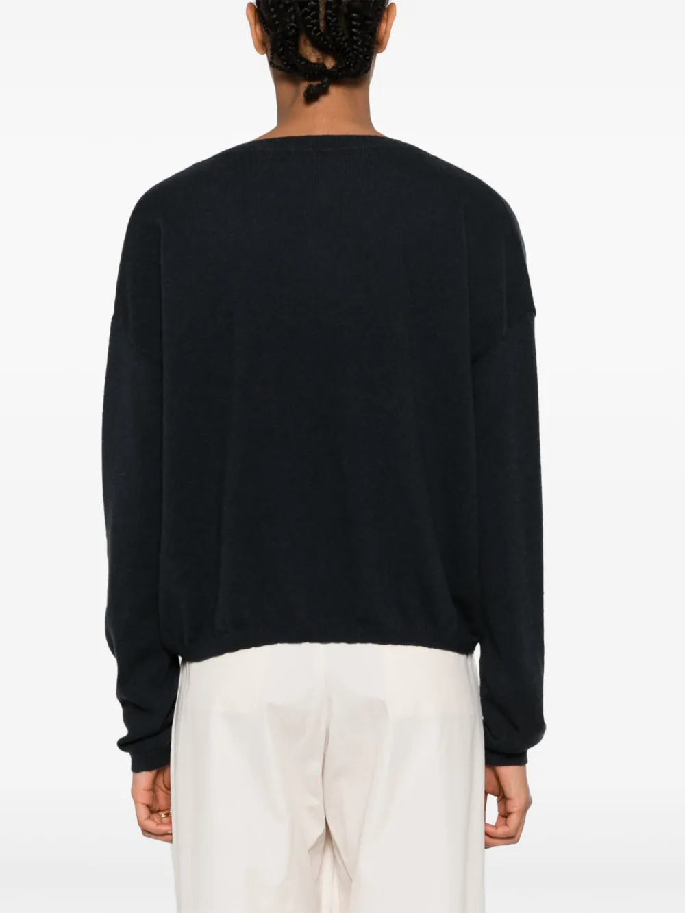 Lisa Yang Kasjmier vest Blauw