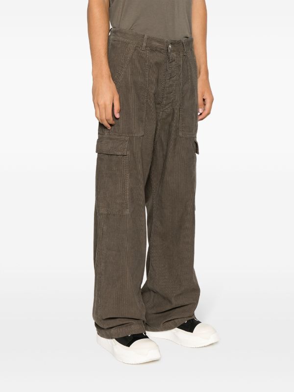 Rick Owens DRKSHDW wide-leg organic-cotton Cargo Trousers - Farfetch