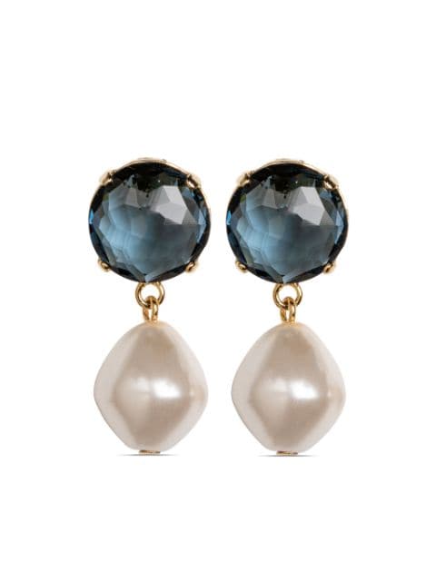 Jennifer Behr Tabitha pearl drop earrings