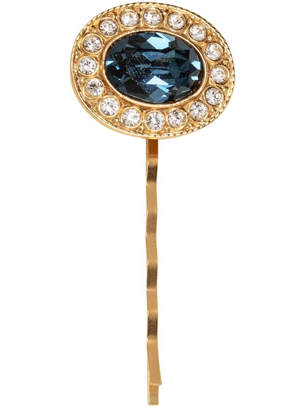 Jennifer Behr Sloane Crystal Bobby Pin In Gold