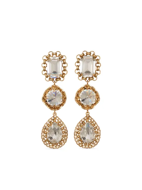 Jennifer Behr Jordana crystal-embellished drop earrings