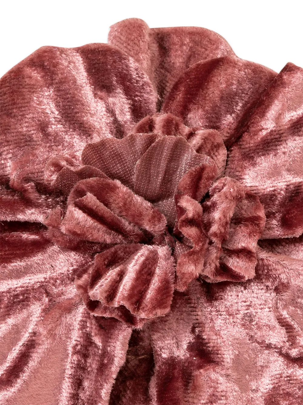 Jennifer Behr Posy velvet flip-clip - Roze