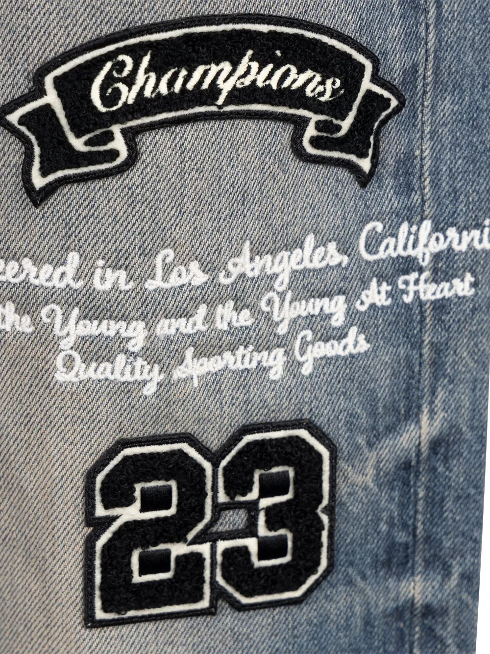 AMIRI Straight jeans Blauw