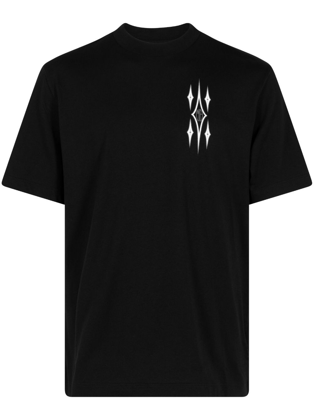 Distorted House Back Print - Tshirt - Black