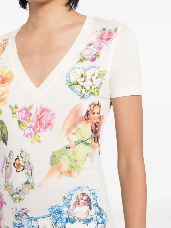 Christian Dior Pre-Owned 2005 graphic-print Cotton T-shirt