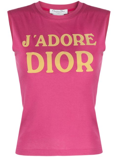 Christian Dior Pre-Owned 2002 J'Adore Dior tank top