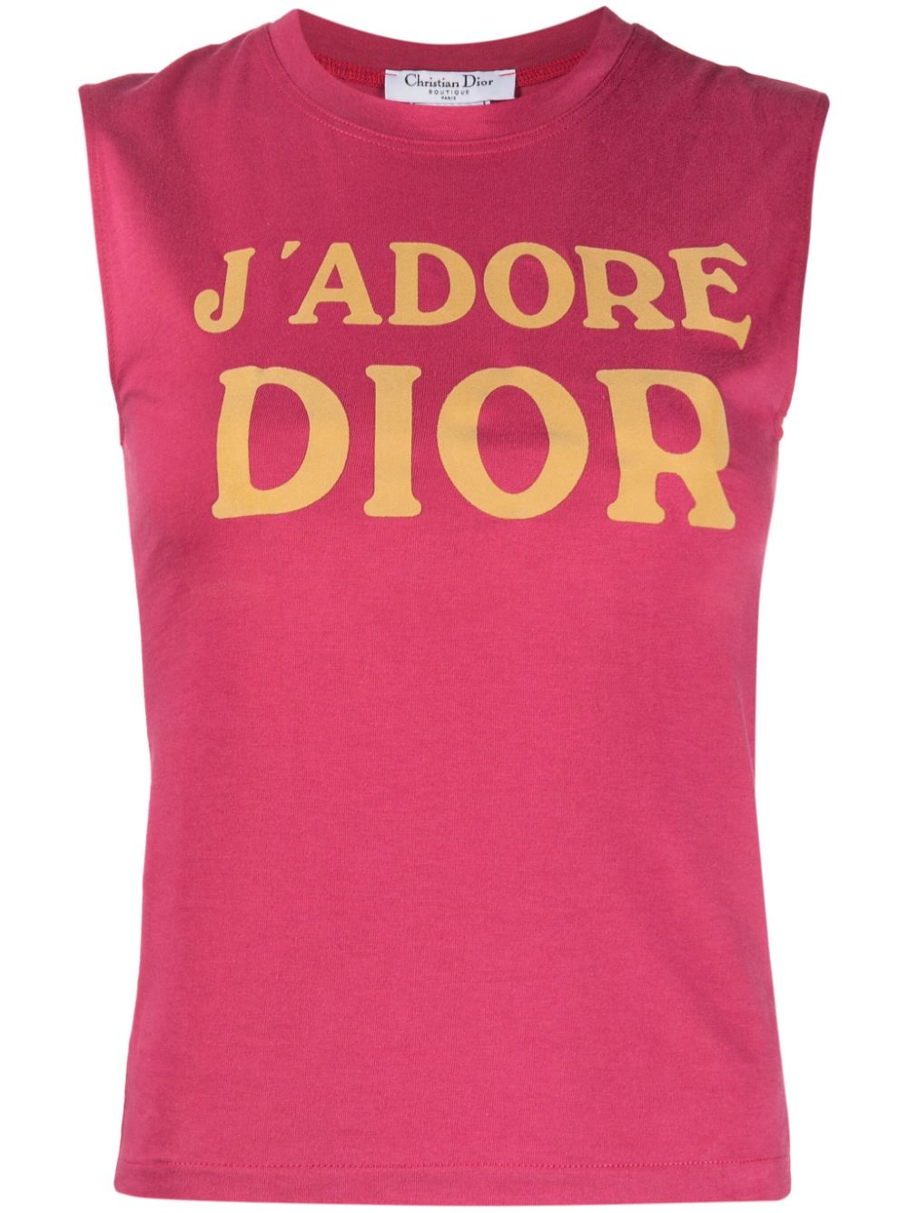 Pre-owned Dior 2002 J'adore  Cotton Top In Pink