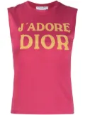 Christian Dior Pre-Owned 2002 J'Adore Dior cotton top - Pink