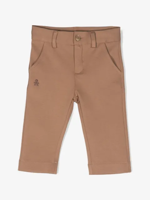 Le Bebé Enfant Skinny-Hose mit Logo-Patch
