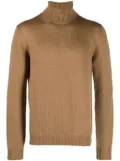 Roberto Collina roll-neck wool jumper - Brown