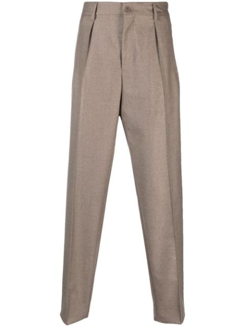 Giorgio Armani high-waist cashmere tapered trousers Men