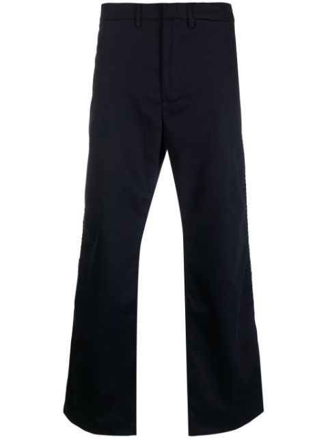 Wales Bonner studded cotton bootcut trousers