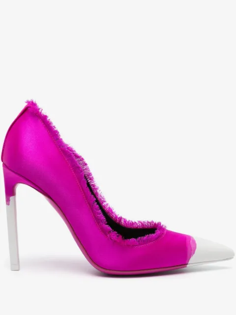 TOM FORD painted satin pumps