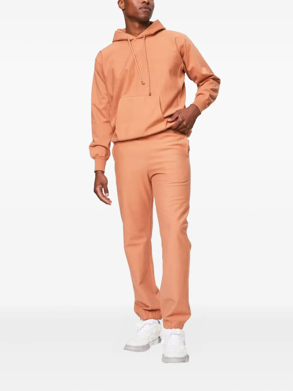 Auralee cotton-blend track pants - Beige