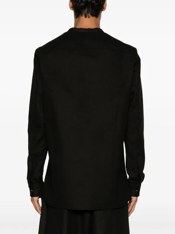 Rick Owens Secret Larry シャツジャケット | ブラック Rick Owens Secret Larry シャツジャケット | ブラック
