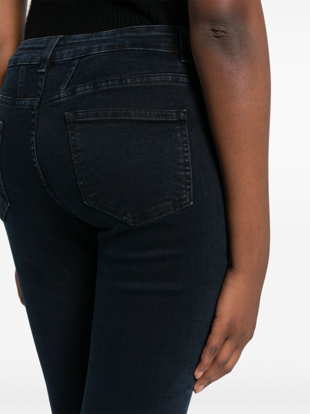 Shop Closed Baker Mid-rise Skinny Jeans In Blue