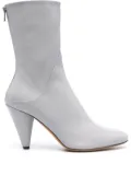 Proenza Schouler Cone 95mm leather boots - Grey