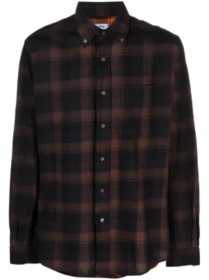 【新品】ASPESI アスペジ カディコットン チェック柄 シャツ L Aspesi（アスペジ）メンズ シャツ - FARFETCH