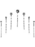 Jennifer Behr Misha bobby pin set - Silver