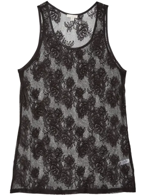 Fleur Du Mal Bouquet lace tank top