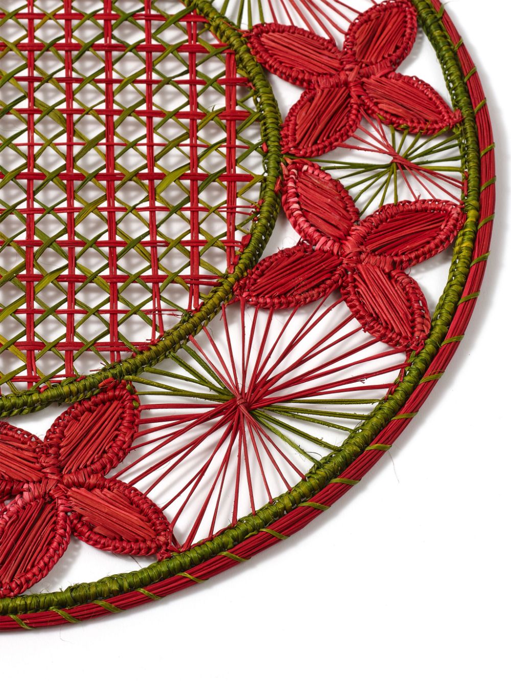 Shop Cabana Magazine Louloudi Woven Placemat In Red