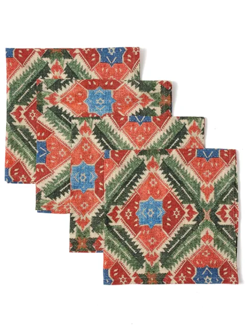 Cabana servilletas Skyros de lino (set de 4)