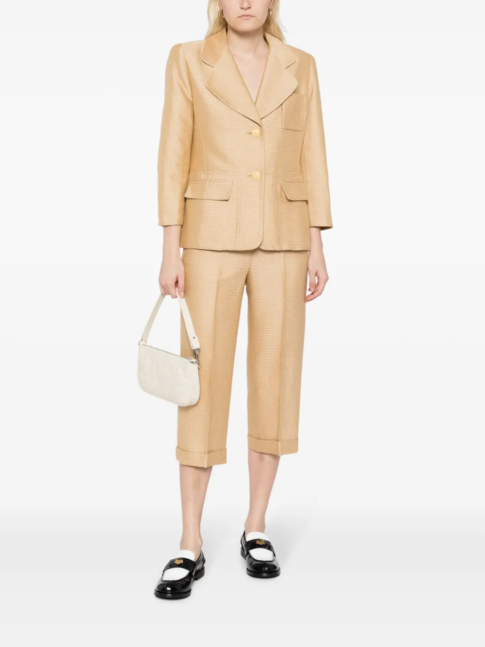 Hermès 1990-2000s pre-owned Setup silk suit - Oranje