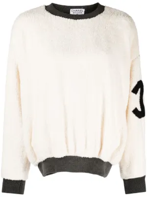 Faux chanel sweatshirt new arrivals