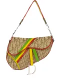 Christian Dior Pre-Owned 2004 Rasta Oblique Saddle bag - Neutrals