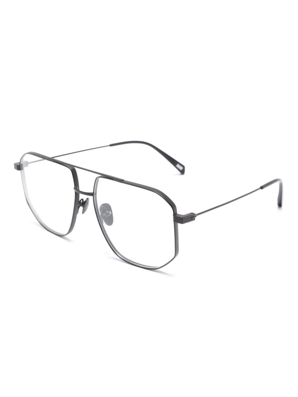 Kaleos Carlisle pilot-frame glasses - Zwart