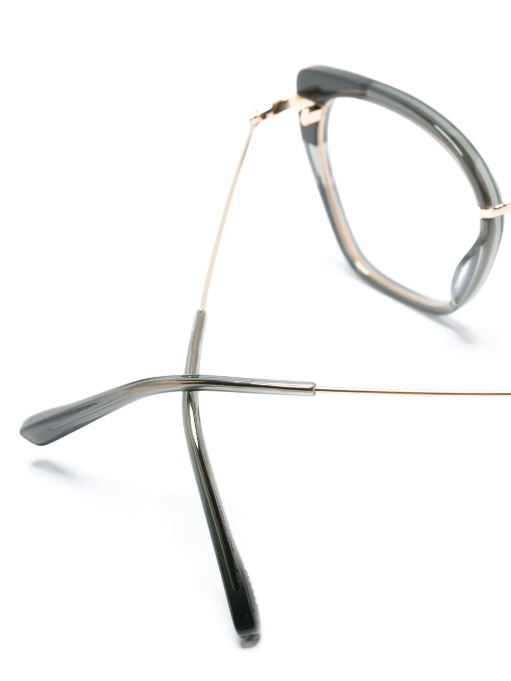 Kaleos Steele 003 zonnebril met cat-eye montuur Groen