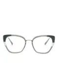 Kaleos Steele 003 cat eye-frame glasses - Green