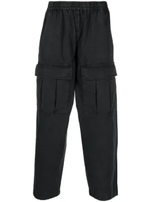 Acne Studios スラックス 黒xグレー(ストライプ) 0450325A0021 Acne Studios 【値下げ】ACNE STUDIOS ストライプパンツ グレー